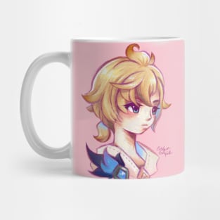 Mika - Genshin Impact Fanart - Watercolor Texture Mug